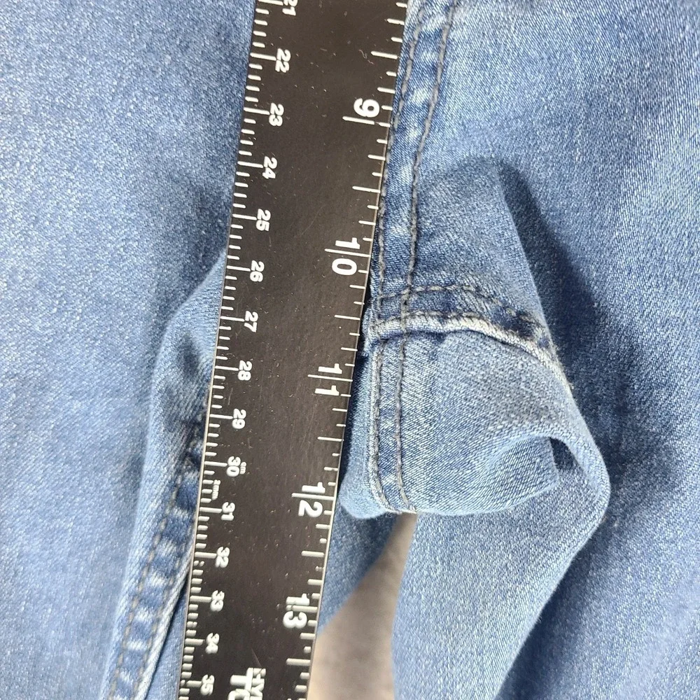 Buffalo David Bitton Jeans Mens 38x32 Blue Axel Slim Stretch Medium Wash Denim *